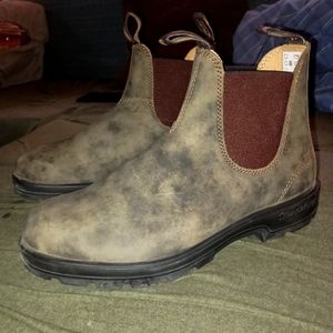 Blundstone classic Chelsea boots rustic brown # 585